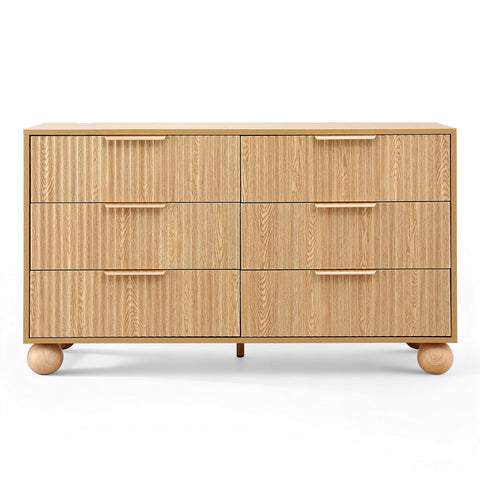 6 Chest of Drawers Dresser Tallboy Pine