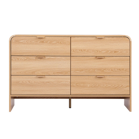6 Chest of Drawers Dresser Cabinet Pine