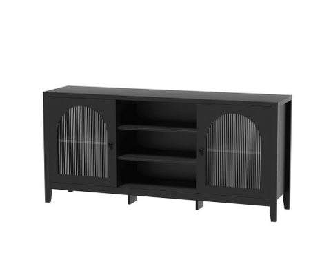 Buffet Black Arch Doors