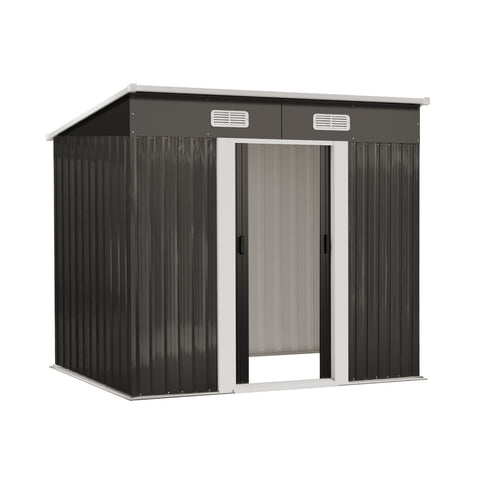 Livsip Garden Shed 1.94x1.21M Workshop Cabin Metal House