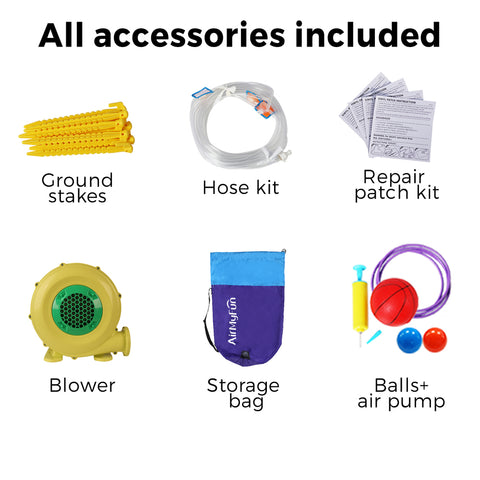 AirMyFun 11 Play Zones Inflatable Trampoline Bounce House