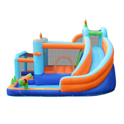 AirMyFun 9-IN-1 Inflatable Water Park with Soccer Goal Post