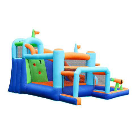 AirMyFun 9-IN-1 Inflatable Water Park with Soccer Goal Post