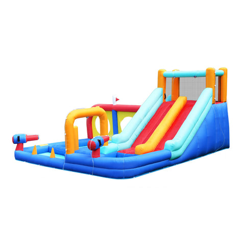 Doctor Dolphin 10-IN-1 Inflatable Water Park Dual Slides