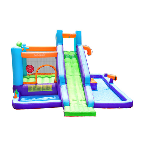 AirMyFun 11 Play Zones Inflatable Water Slide Bounce House