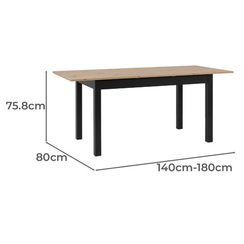 Coburg Table Ext 140-180