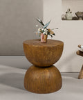 Levede Side Table Terrazzo Coffee Tables Oak-1954802989193629703