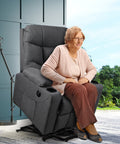 Levede Recliner Chair Electric Lift Grey-1954802888878460934