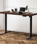 Levede Motorised Standing Desk Adjustable 140cm Walnut 1000x 1MM-1954803021129060358