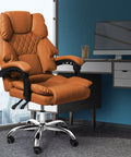 Levede Gaming Chair Office Computer Brown No Footrest-1954802891122413574