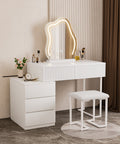Levede Dressing Table Stool Set with Mirror Led-1954802443267215366
