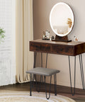 Levede Dressing Table LED Light Strip Brown-1954802443464347654