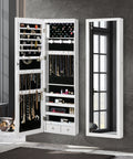 Levede Mirror Jewellery Cabinet LED-1954802757206675463