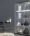 164cm Glass Display Cabinet 2 Doors-1954802343254036487