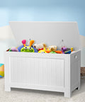 Levede Kids Toy Box Storage Chest Cabinet White-1954802614306738183