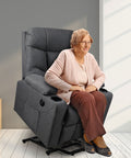 Levede Recliner Chair Electric Lift Grey-1954802888878460935