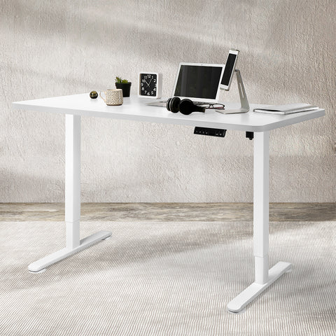 Levede Motorised Standing Desk Adjustable 140cm White 1000x 1MM-1954803022169247751