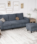 Levede L-shaped Sectional Sofa Lounge Chaise Set-1954802387466194950
