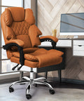 Levede Gaming Chair Office Computer Brown No Footrest-1954802891122413575