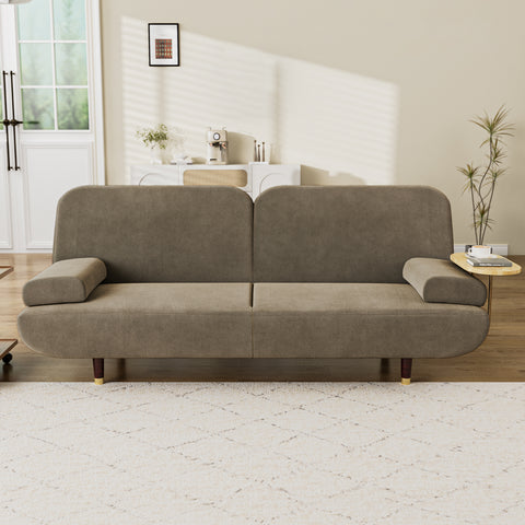 LEVEDE  CONVERTIBLE SOFABED WITH USB CHARGE AND SIDE TABLE-1954802387826905094