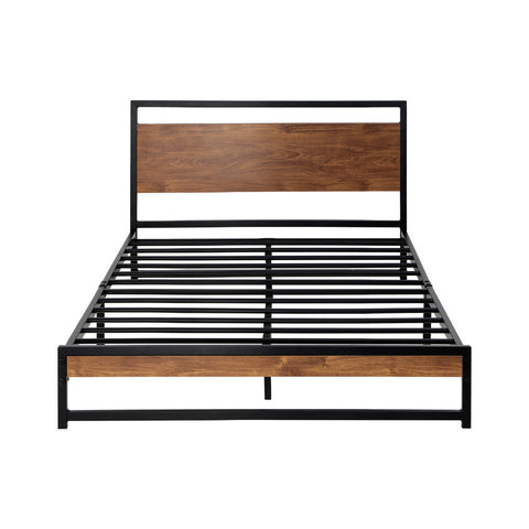 Metal Bed Frame Single Size Beds Platform Wood
