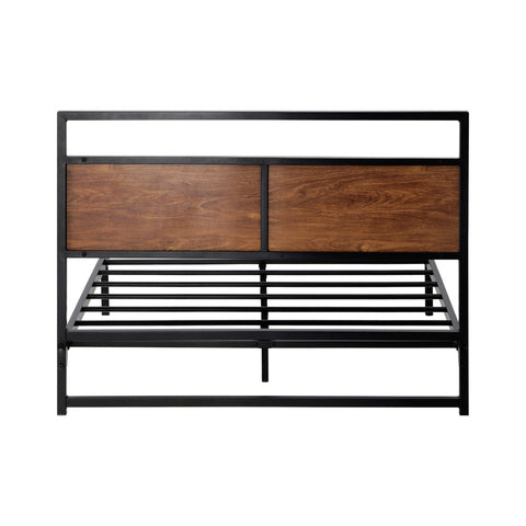 Metal Bed Frame Single Size Beds Platform Wood