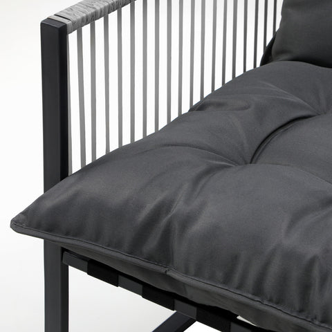 Livsip 5PCS Outdoor Dining Set Garden Table Chairs with Cushions