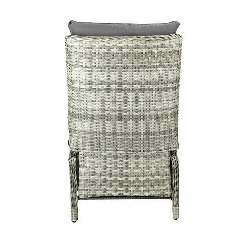 Livsip Recliner Chairs with Adjustable Footrest Grey