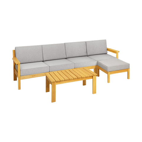 Livsip Outdoor Sofa Set Lounge Patio Set 6 Piece