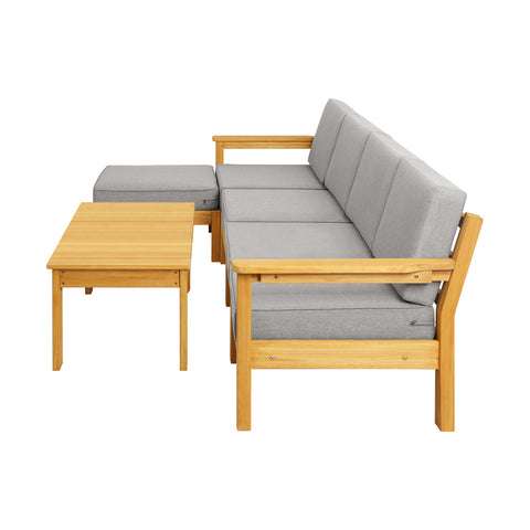 Livsip Outdoor Sofa Set Lounge Patio Set 6 Piece