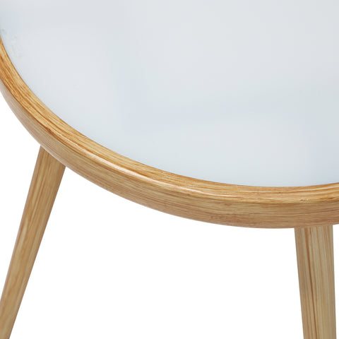 Livsip 3PCS Outdoor Set Table&Chairs with Rope Beige