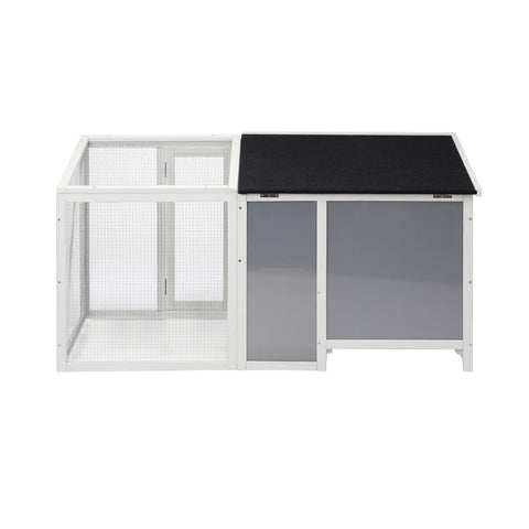 Alopet Chicken Coop Rabbit Hutch Wooden Cage Double Hatch