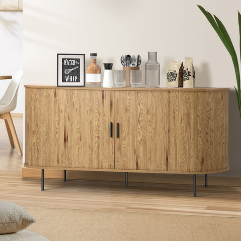 Buffet Sideboard Tambour Oak
