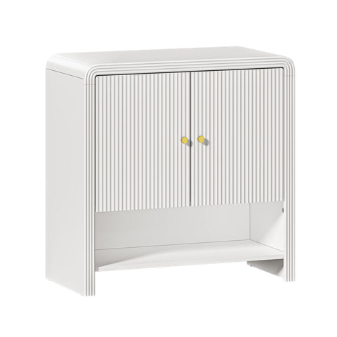 Buffet Sideboard Storage Cabinet 2 Doors Cupboard White