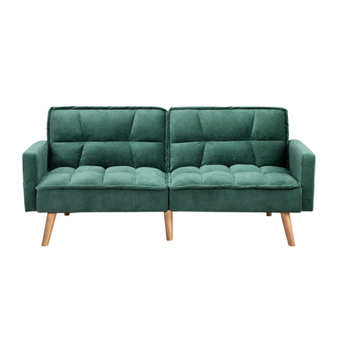 Sofa Bed Velvet 3-Seater