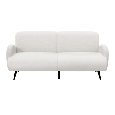 Sherpa Sofa Luxury 3 Seater Fleece White