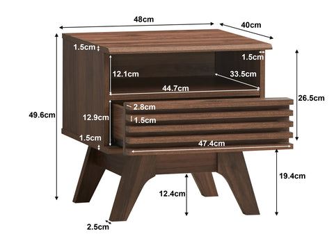 Clancy Bedside 1 Drawer