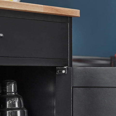 Trolley Bottle Rack Drawer Cabinet