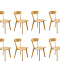 Levede 8x Dining Chairs Wooden Kitchen Chair-1966287375848050688