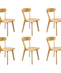 Levede 6x Dining Chairs Wooden Kitchen Chair-1966287375663501312