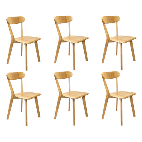 Levede 6x Dining Chairs Wooden Kitchen Chair-1966287375663501312