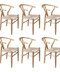 Levede 6x Dining Chairs Wooden Hans-1966287380625362944