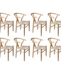 Levede 6x Dining Chairs Wooden Hans-1966287380809912320