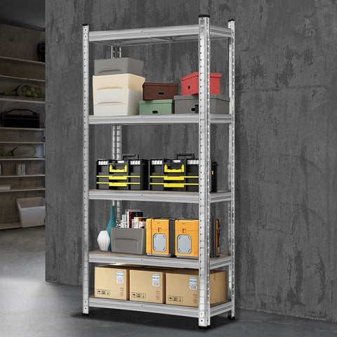Sharptoo Warehouse Storage Rack Steel Frame 1.5m Silver