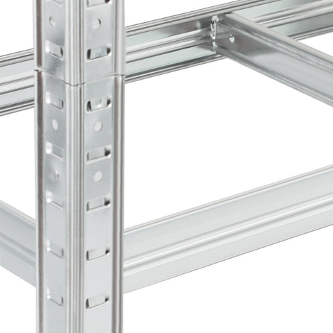 Sharptoo Warehouse Storage Rack Steel Frame 1.5m Silver