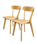 Levede 2x Dining Chairs Wooden Kitchen Chair-1954802998660173824
