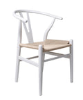 Levede 2x Dining Chairs Wooden Hans White-1954802981002153984