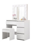 Levede Dressing Table Vanity Set Stool-1954802330440437760