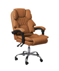 Levede Gaming Chair Office Computer Brown No Footrest-1954802891122413568