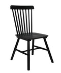 Levede 2x Dining Chairs Kitchen Winsor Black-1954802978070335488